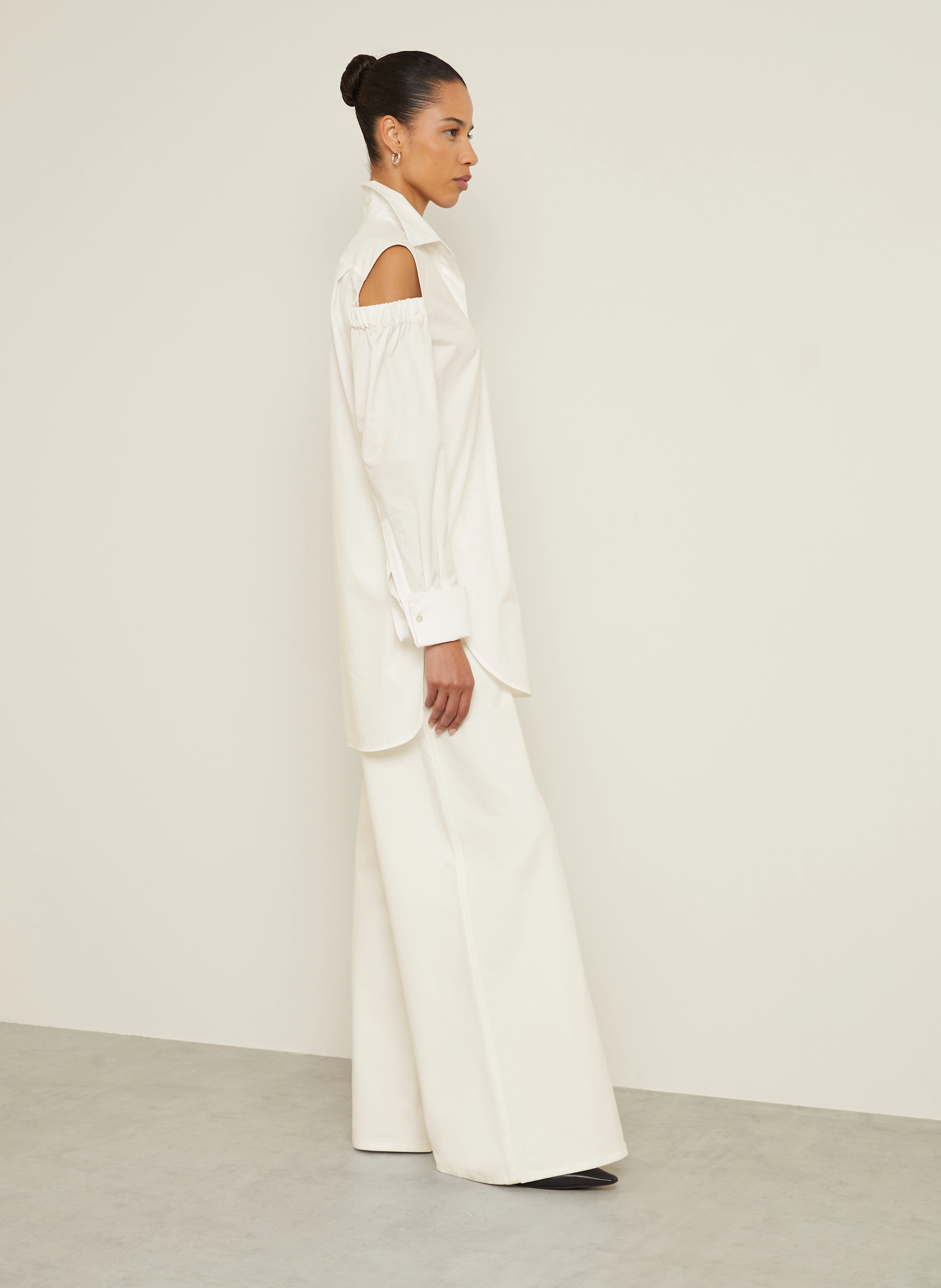 Max Mara Cold-Shoulder-Bluse RAGNI