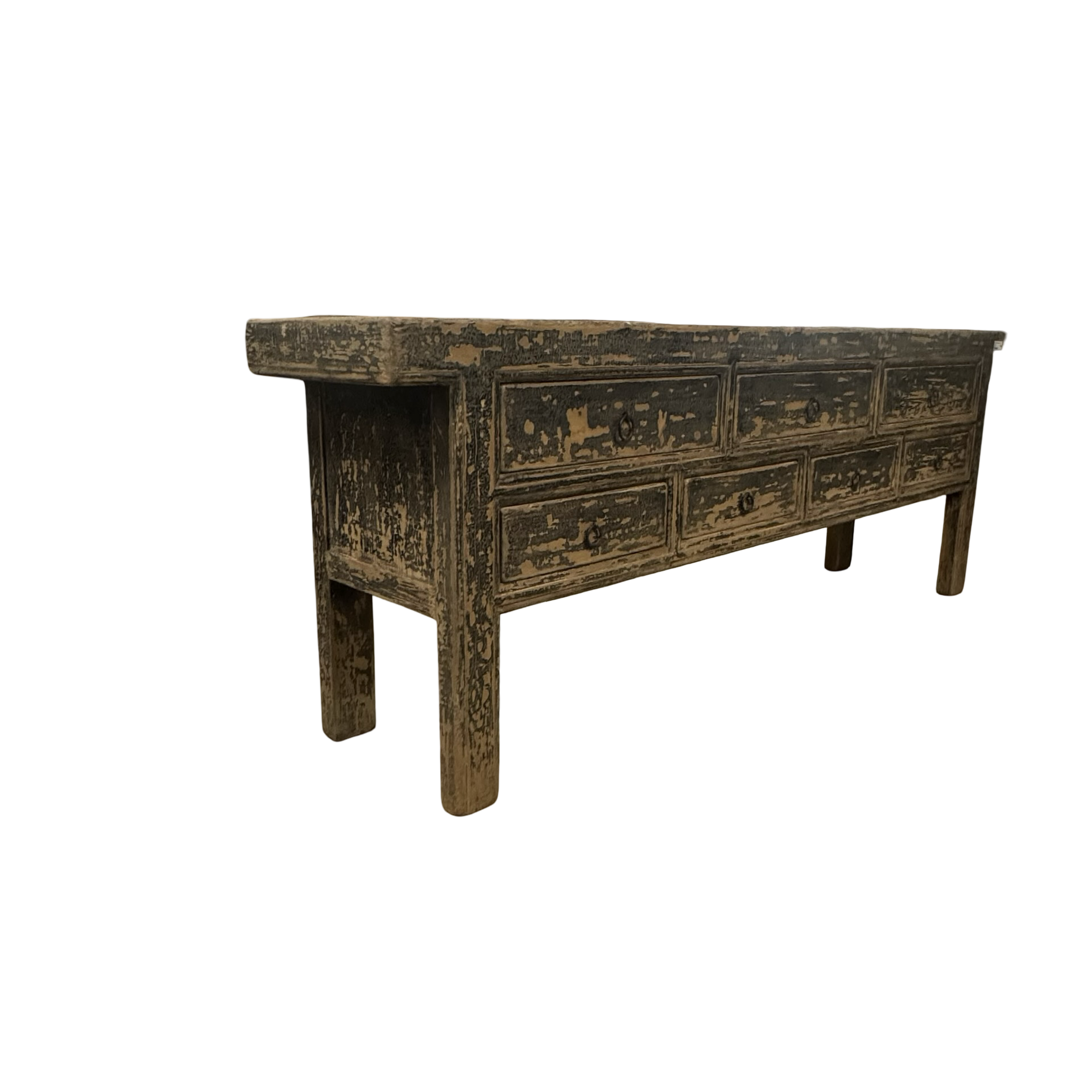 Dressoir zwart finish 7 la groot uniek