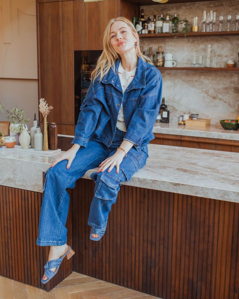 Di Lauro Terese Blauw Damesslippers