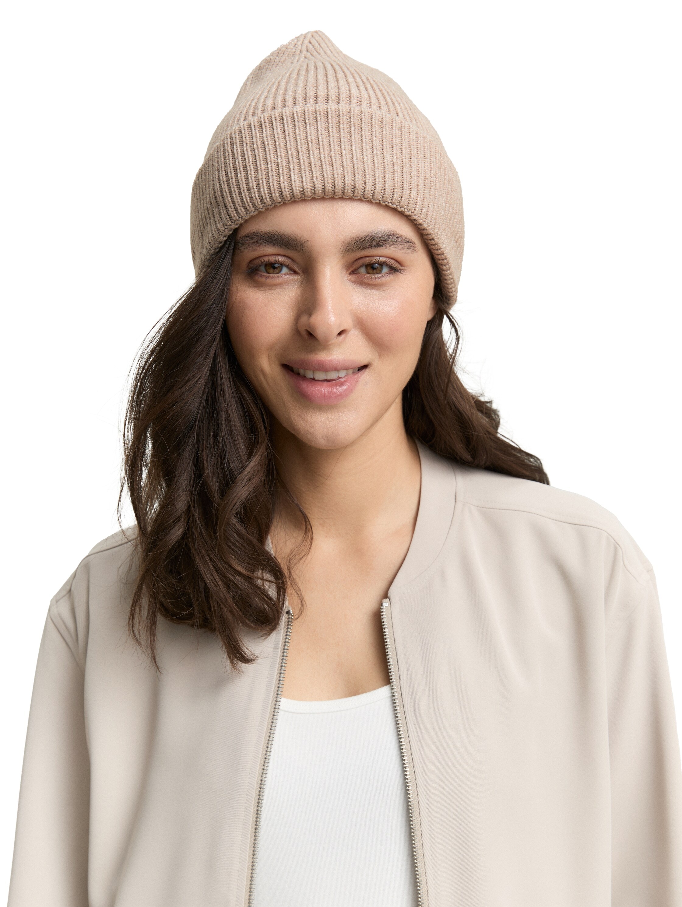 TOM TAILOR Beanie , mit Rippstruktur