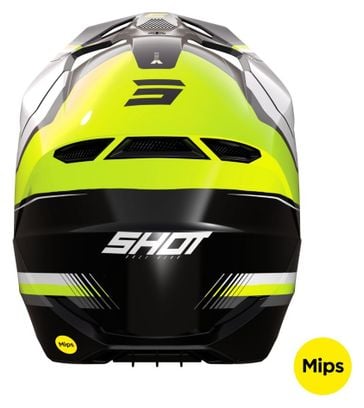 Casque Intégral Shot Race Tracer Jaune Fluo