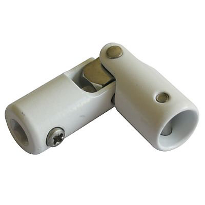 Genouillère ø 12 mm + ø 12 mm laqué blanc