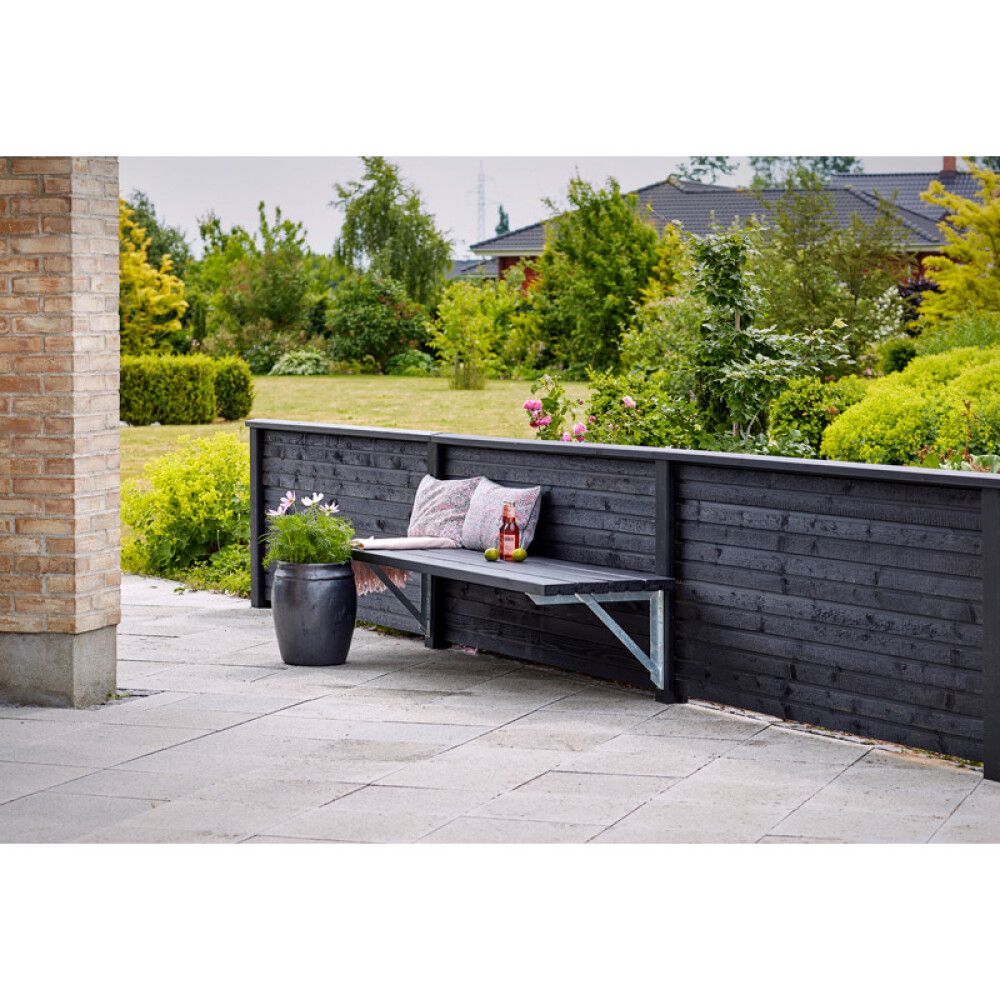 LEVEGG PLUS PLANK PROFIL 174X91CM SVART