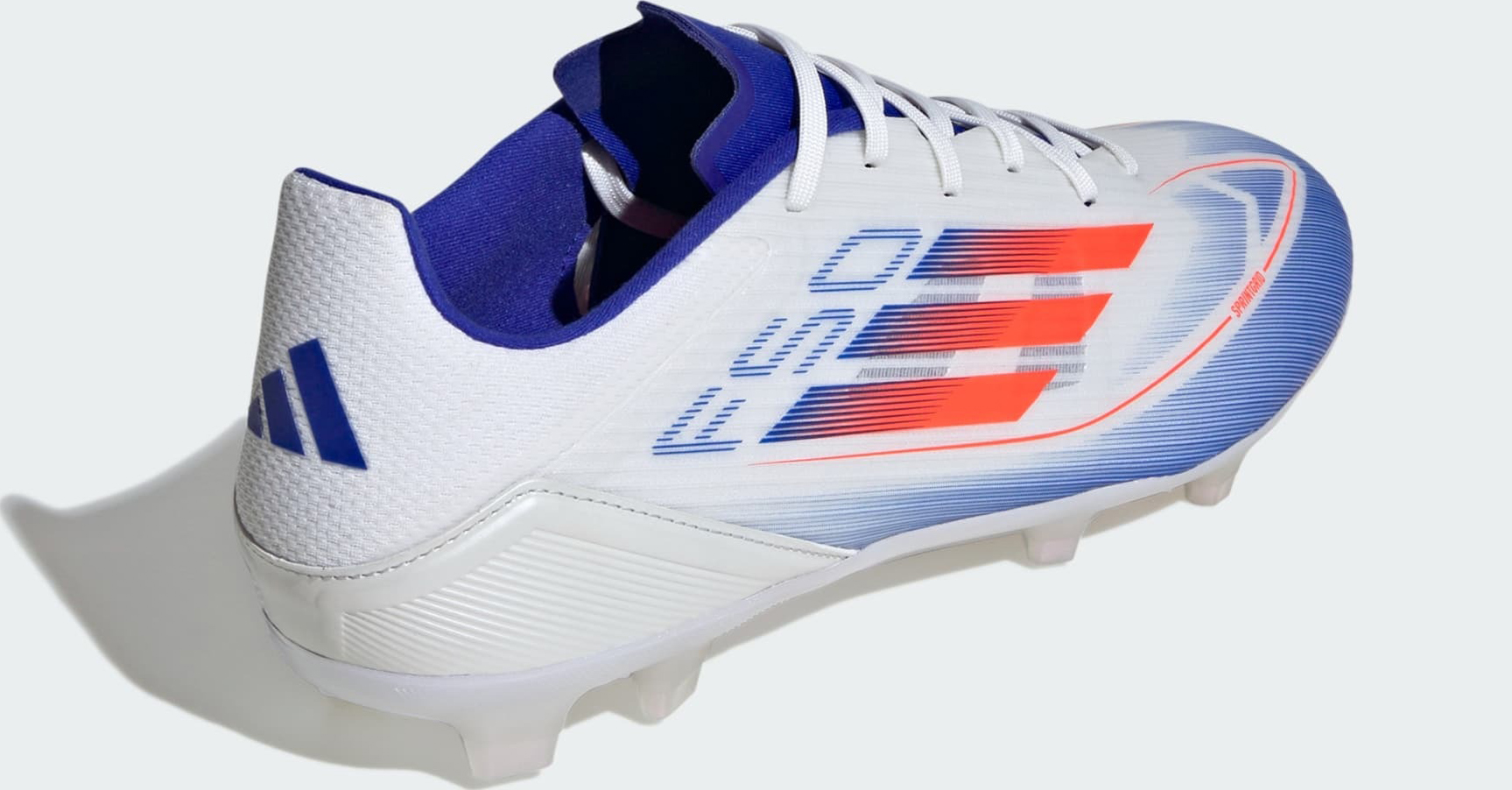 F50 League FG/MG Unisex Cloud White/Solar Red/Lucid Blue