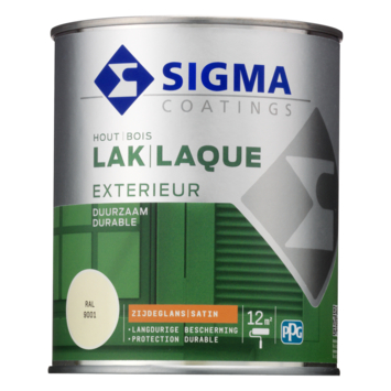 Sigma Exterieur buitenlak zijdeglans RAL 9001 crème wit 750 ml