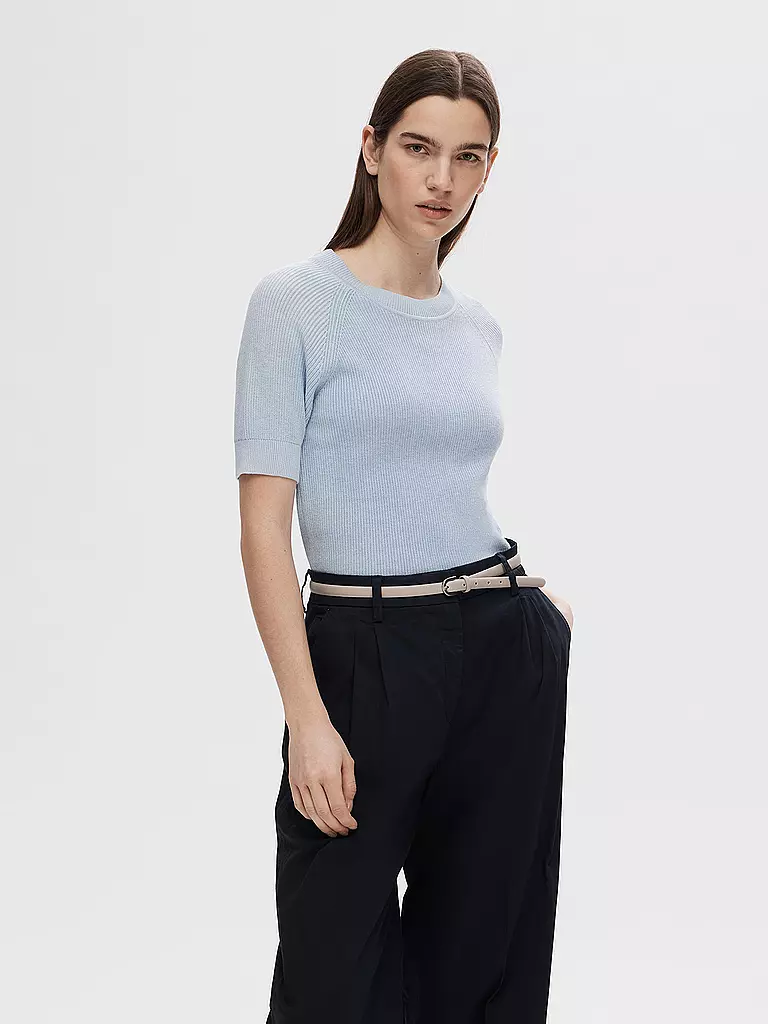 SELECTED FEMME Pullover SLFELINNA hellblau