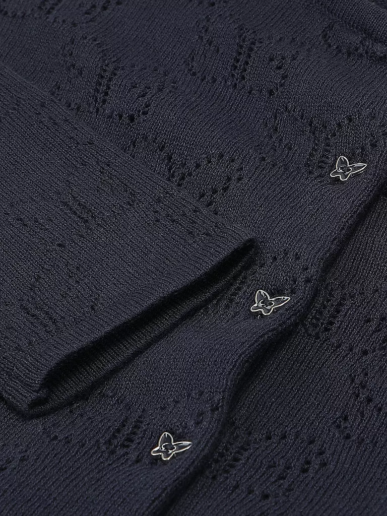 TOM TAILOR Mädchen Strickjacke dunkelblau