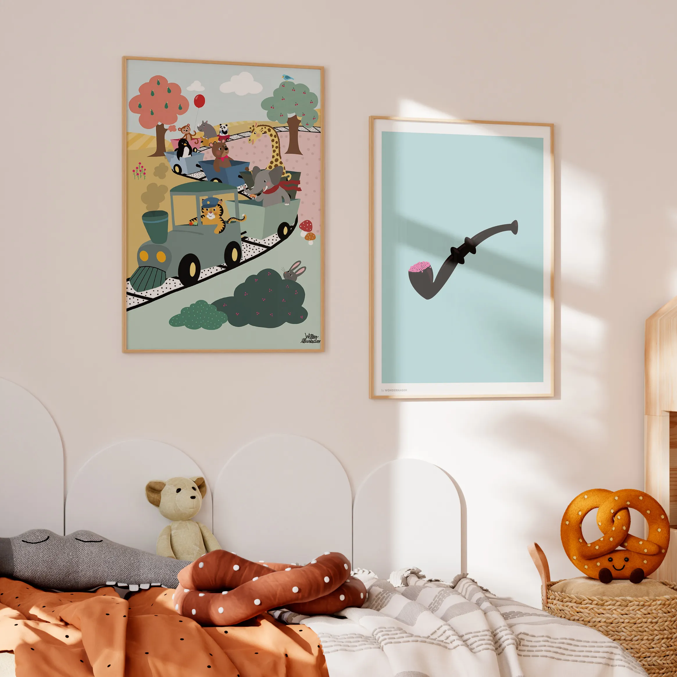 Poster&Frame Plakat - Train