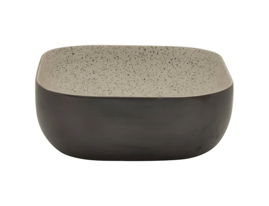 VIDAXL - Vasque à poser gris/noir rectangulaire 48x37,5x13,5cm cérami...