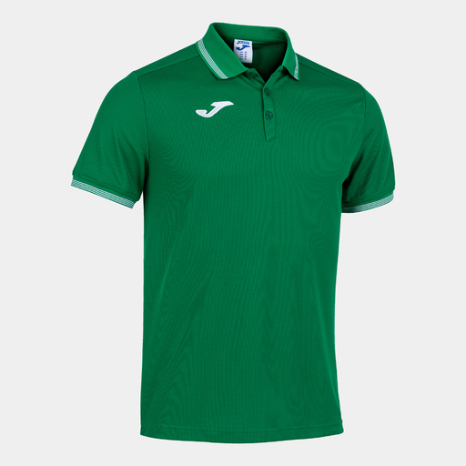 Camisa polo de manga curta Joma Campus III, verde