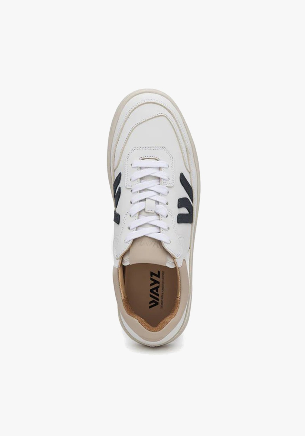 Wayz Sneaker The Misfit White Grey Almond Milk