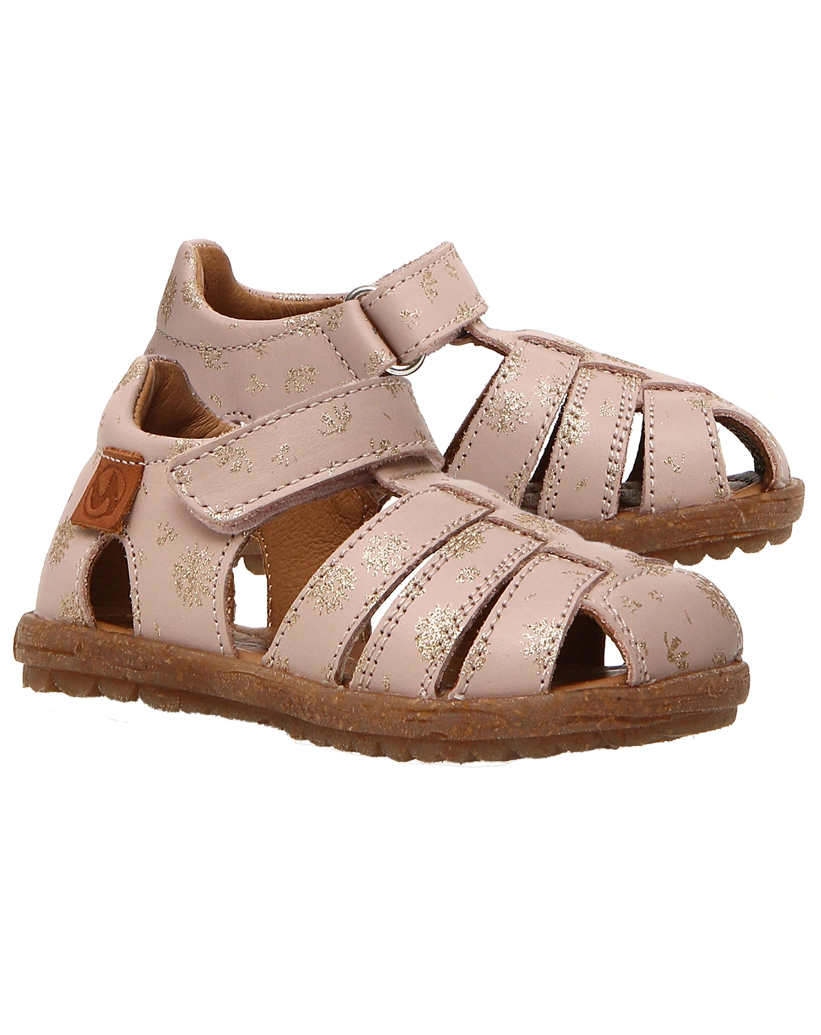 Klett-Sandalen DAISIES mit Zehenschutz in rosa