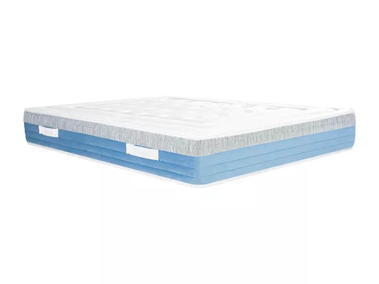 Matelas SENA 160x200 cm à ressorts ensachés, mousse mémoire de forme, indépendance du couchage, épaisseur 27cm