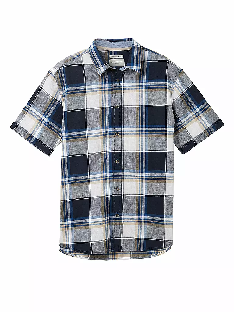 TOM TAILOR Hemd Regular Fit blau