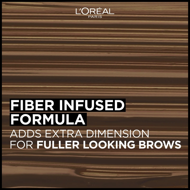 L'Oréal Paris Cosmetics Infaillible Brows 24H Volumizing Eyebrow Mascara 4,4 ml - 1.0 Ebony