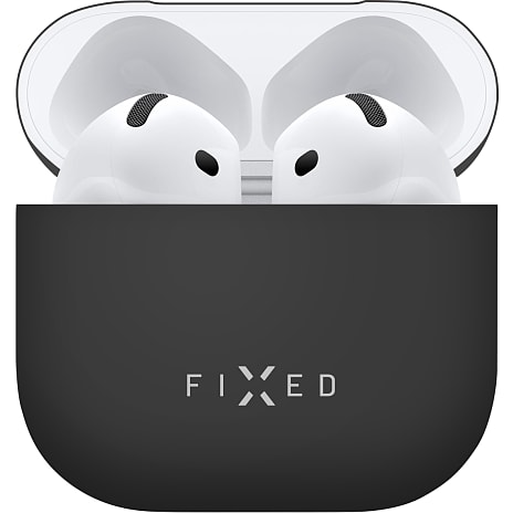 Fixed Apple Airpods 4 silikoneetui - sort