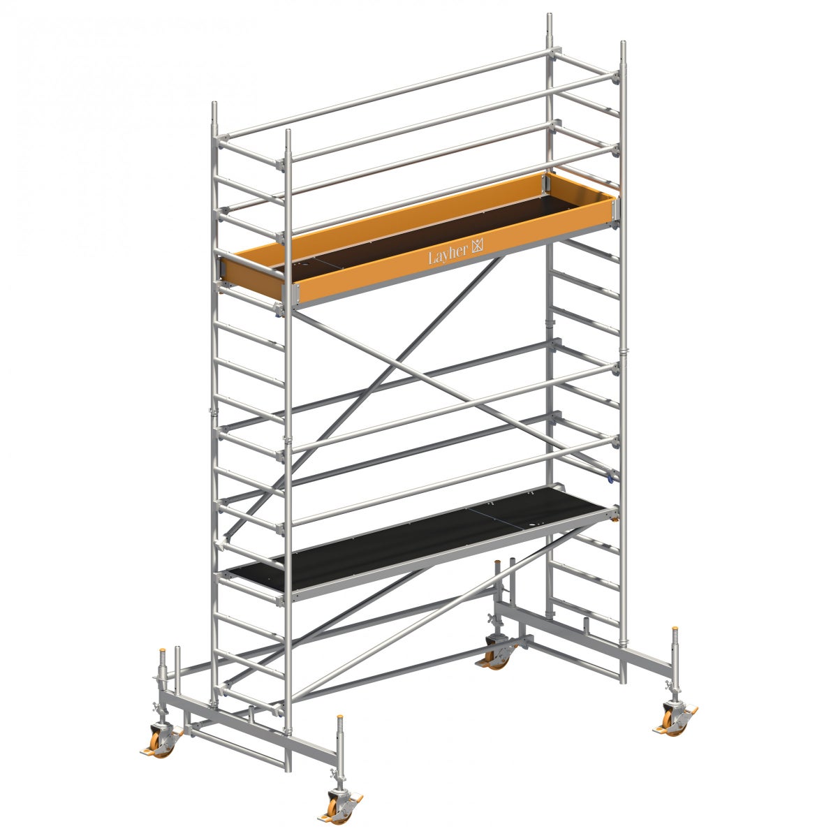 Layher mobiele steiger Uni Standard P2 5,35m AH