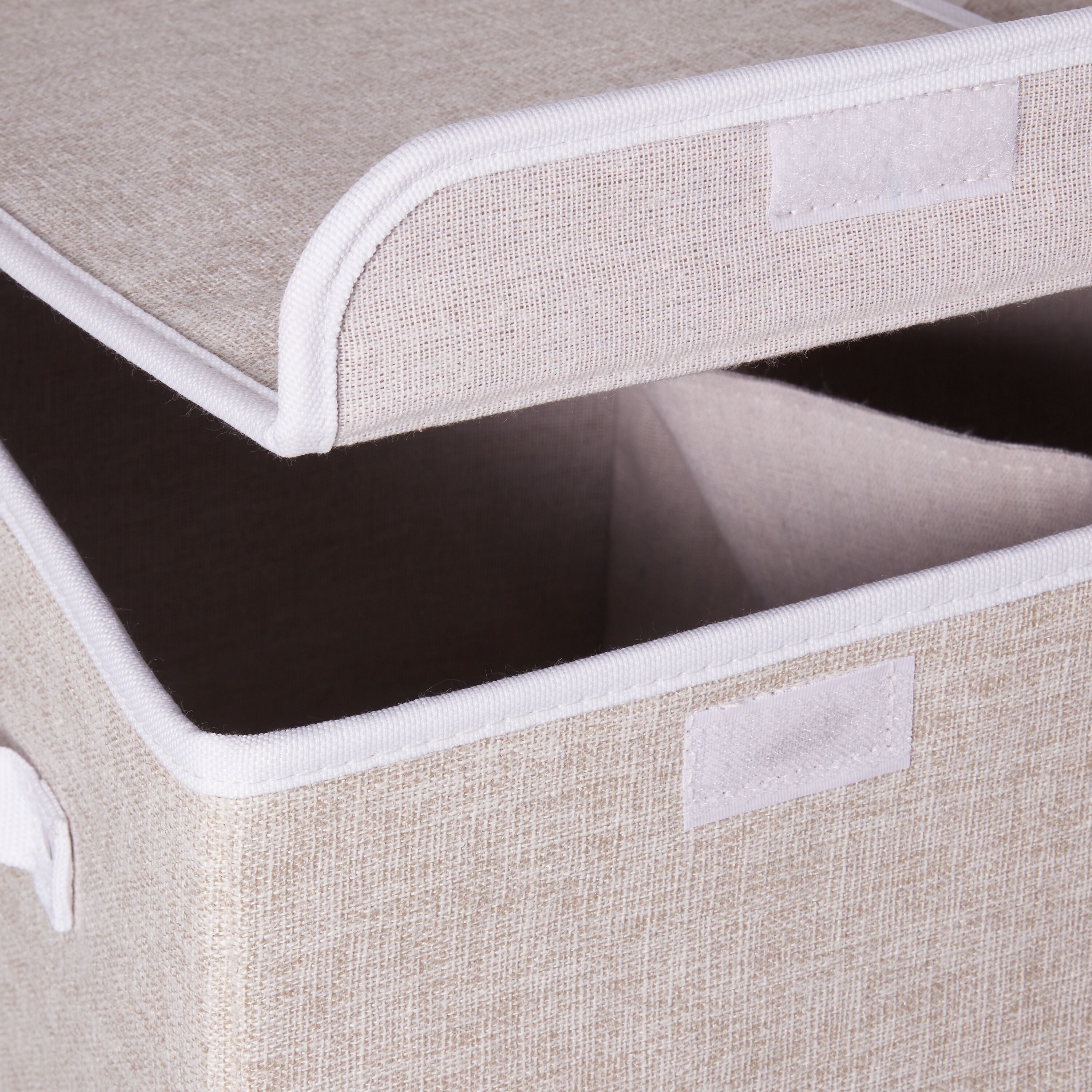 BIANCA Aufbewahrungsbox - Beige / B: 33.0 cm x T: 50.0 cm x H: 25.0 cm