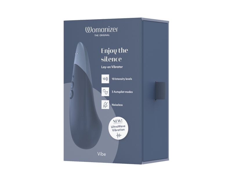 Womanizer Vibrator Vibe Dunkelblau Vibrator steigert die Orgasmusreise ohne Überstimulation
