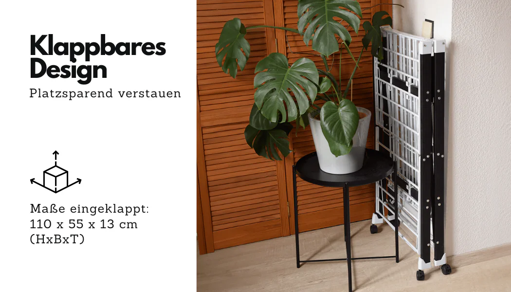 loving HOME® faltbarer Wäscheständer 175 x 83 x 112 cm