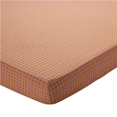 Linge de lit carreaux graphiques