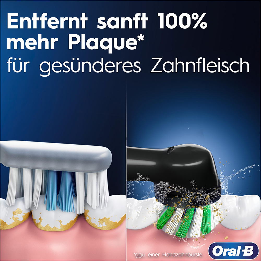 Pro 3 3000 Sensitive Clean Elektrische Zahnbürste mit Induktiver Ladestation / 2 Bürstenköpfen (760918) - Weiss