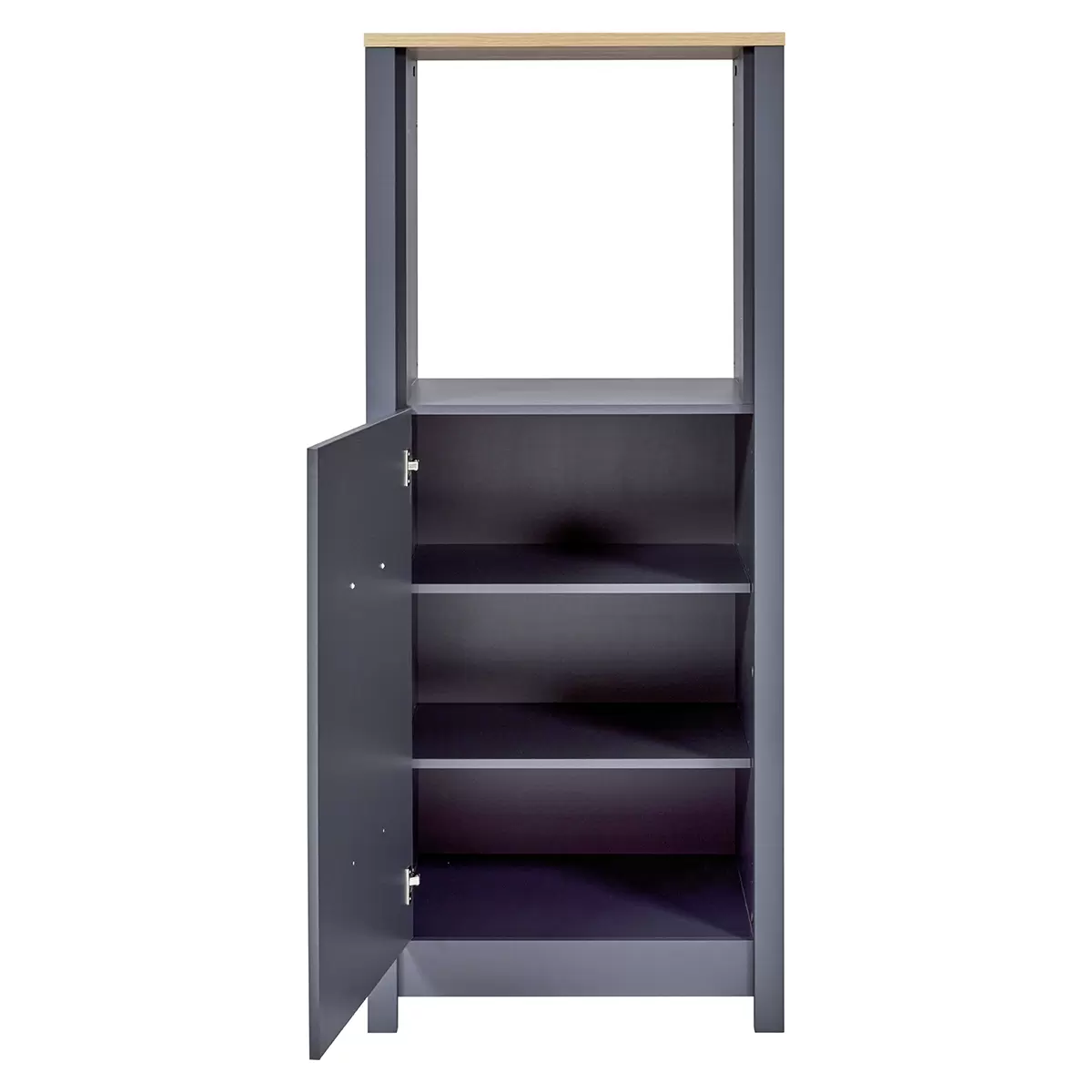 Geräte-Hochschrank Veneto anthrazit,Artisan Eiche