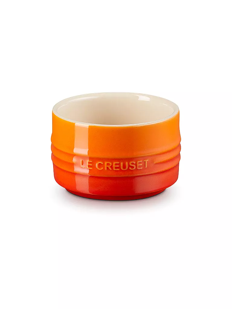 LE CREUSET Stapelbare Förmchen 9cm/2l Ofenrot  orange