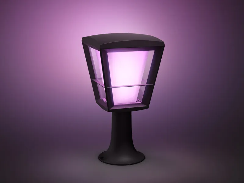 Philips Hue White Color Ambiance Econic Udendørs Pedestal Bedlampe