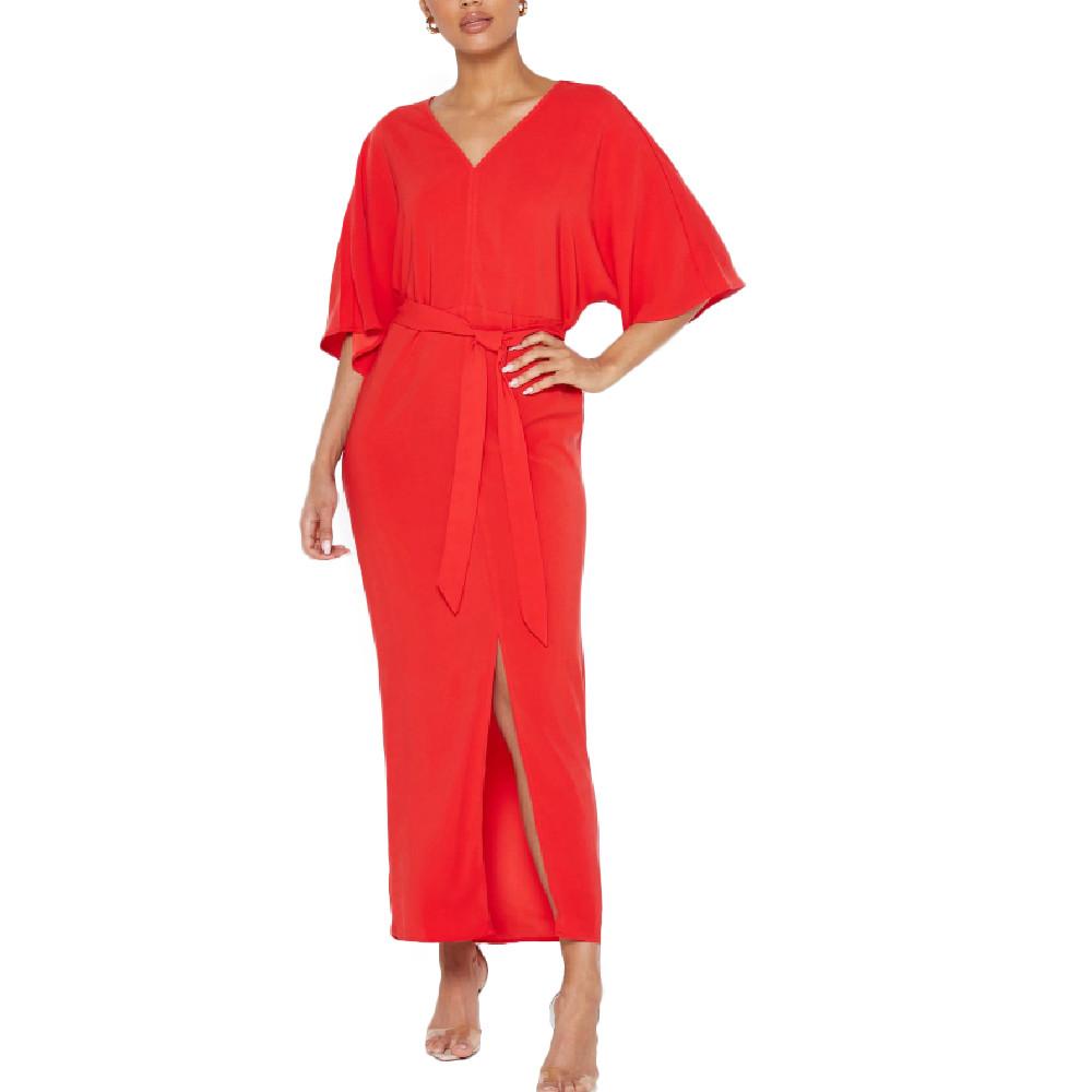 Vila Robe longue Rouge Femme Vila Milena