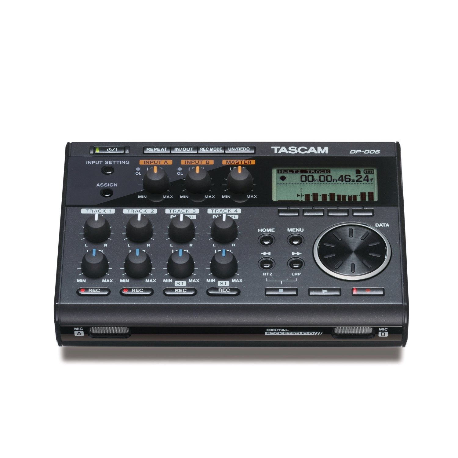 Tascam DP-006 Digital Pocketstudio 6-track multitrack-recorder