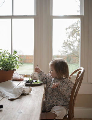 Elodie  Langermet Smekke 1-3 År, Blue Garden
