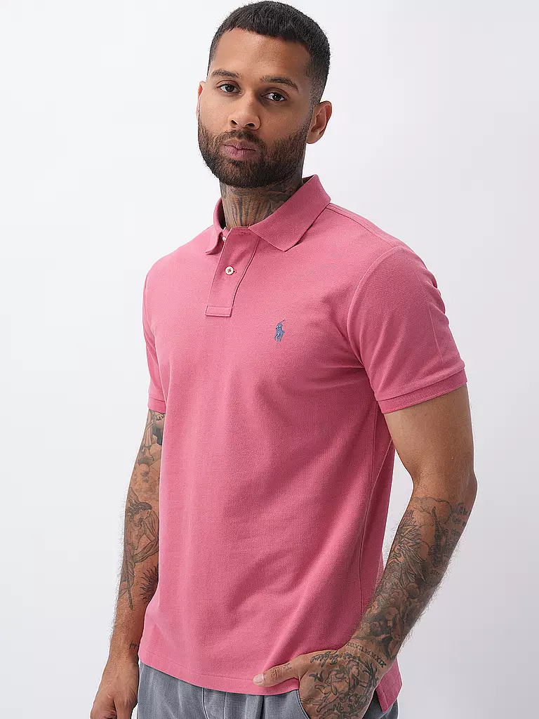 POLO RALPH LAUREN Poloshirt Custom Slim Fit rosa