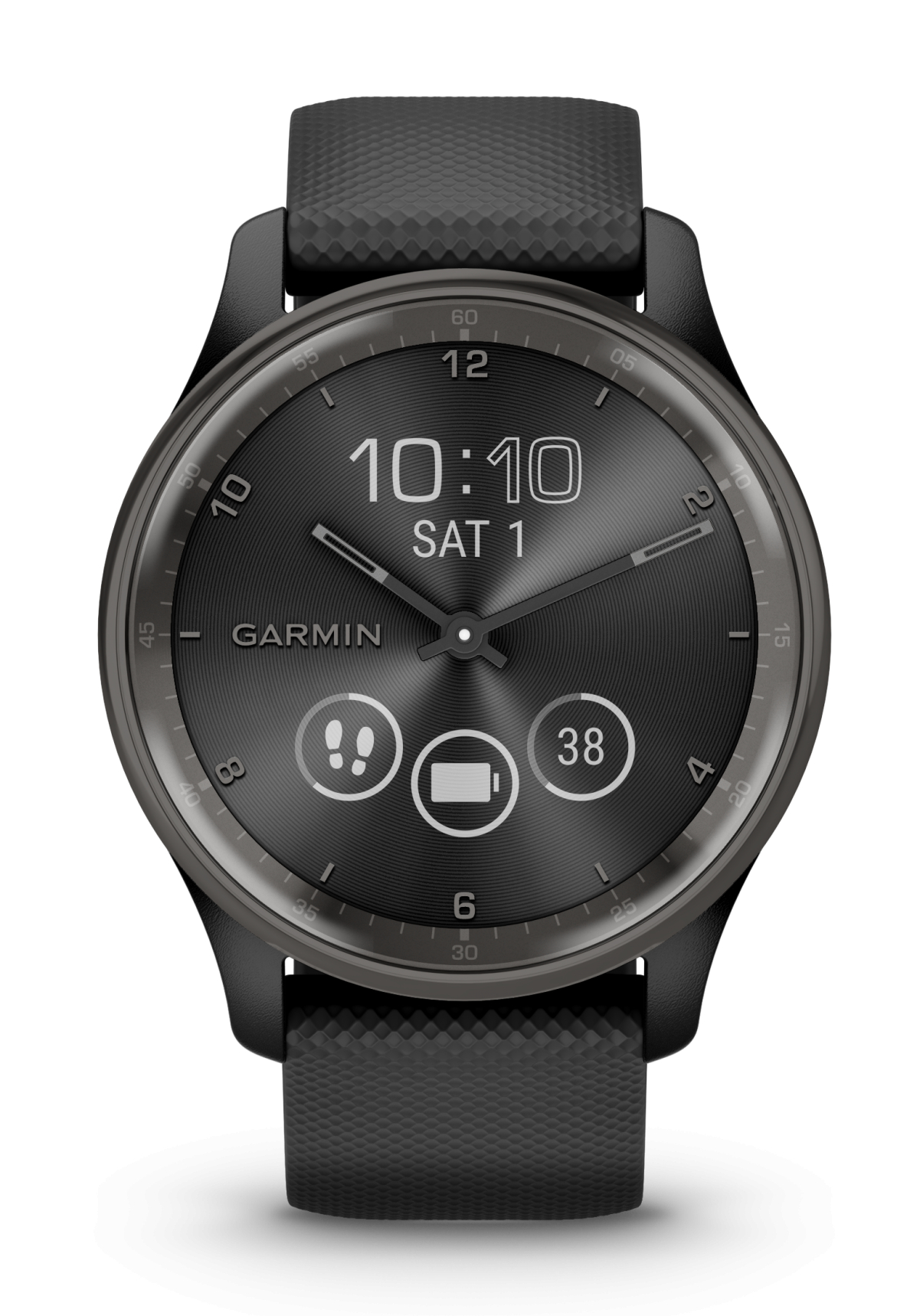 Garmin Vivomove Trend Schwarz/Schiefergrau 010-02665-00