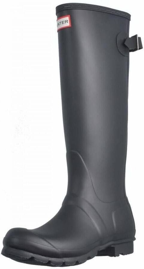 Hunter Boots Women's Original Tall Back Adjustable Boot Rubberlaarzen zwart