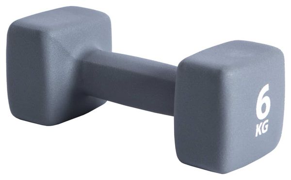 Pure2Improve Haltère 6 kg Néoprène Gris