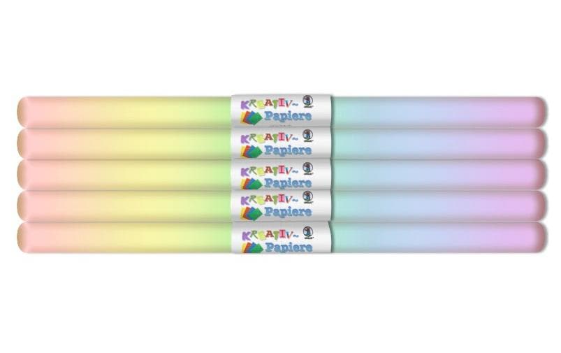 Transparentpapier 50 x 61 cm, 115 g/m², RegenbogenTransparentpapier für Basteln oder als Geschenkpapier