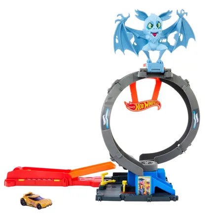 Hot Wheels City Nemesis Bat vs Tire Shop