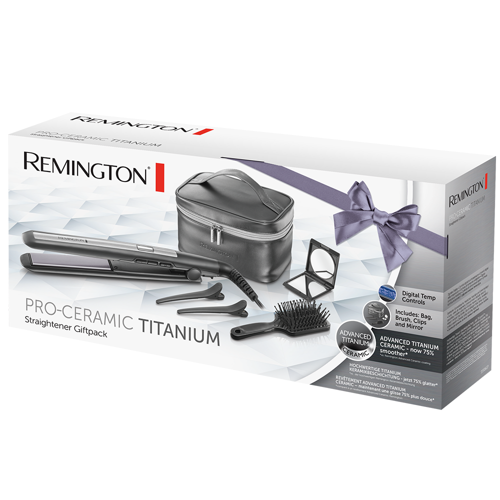 PRO-Ceramic Titanium Straightener Gift Set