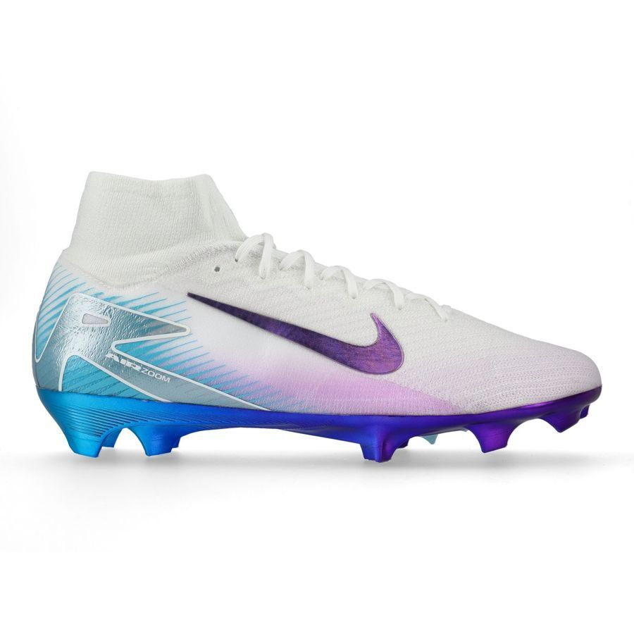 Nike Air Zoom Mercurial Superfly 10 Elite FG Chromatic - Blanc/Multicolor