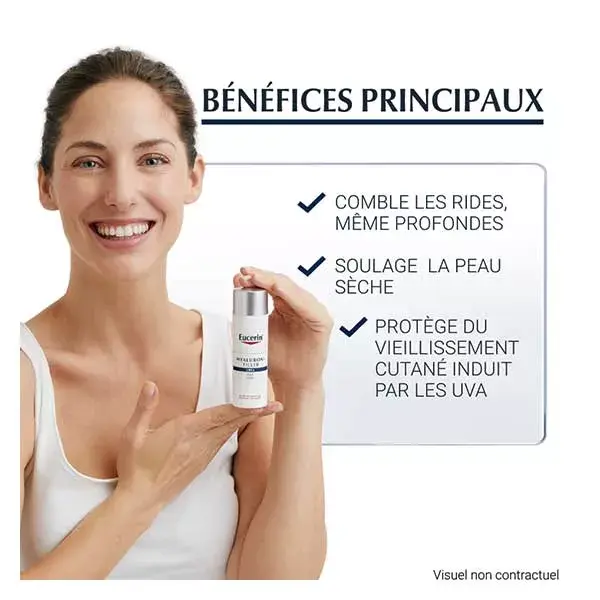 Creme de dia antienvelhecimento extra rico Eucerin Hyaluron-Filler 50ml