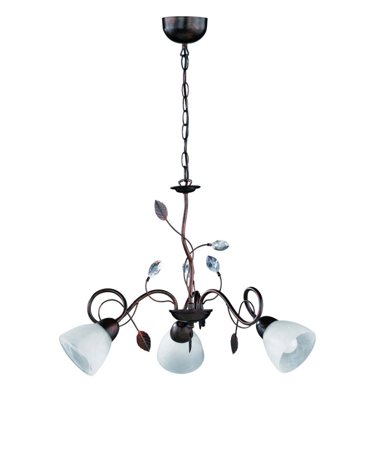 Deckenleuchte KRONE TRADITIO - 3-flammig - 150 cm