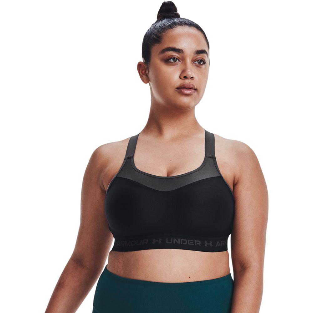 Under Armour CROSSBACK HIGH - Brassière Femme noir