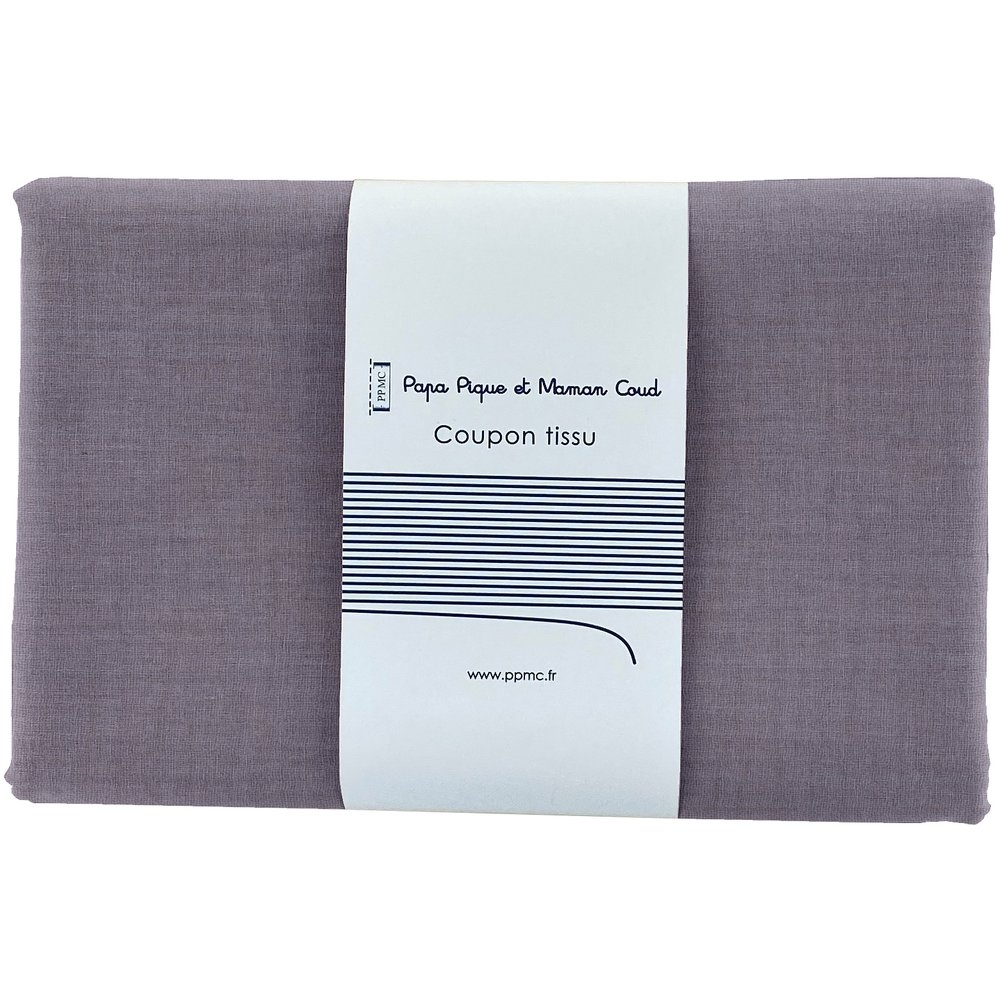 Coupon Tissu 1 M Gaze Lilas