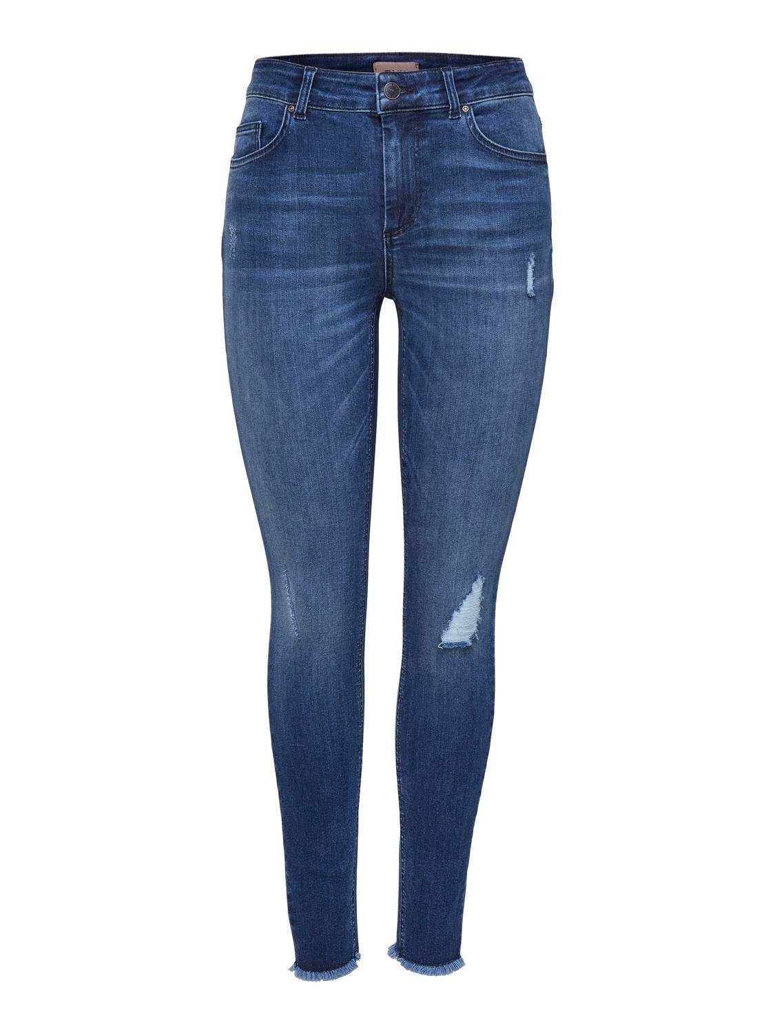 ONLBLUSH Mittlere Taille Skinny Fit Jeans Medium Blue Denim