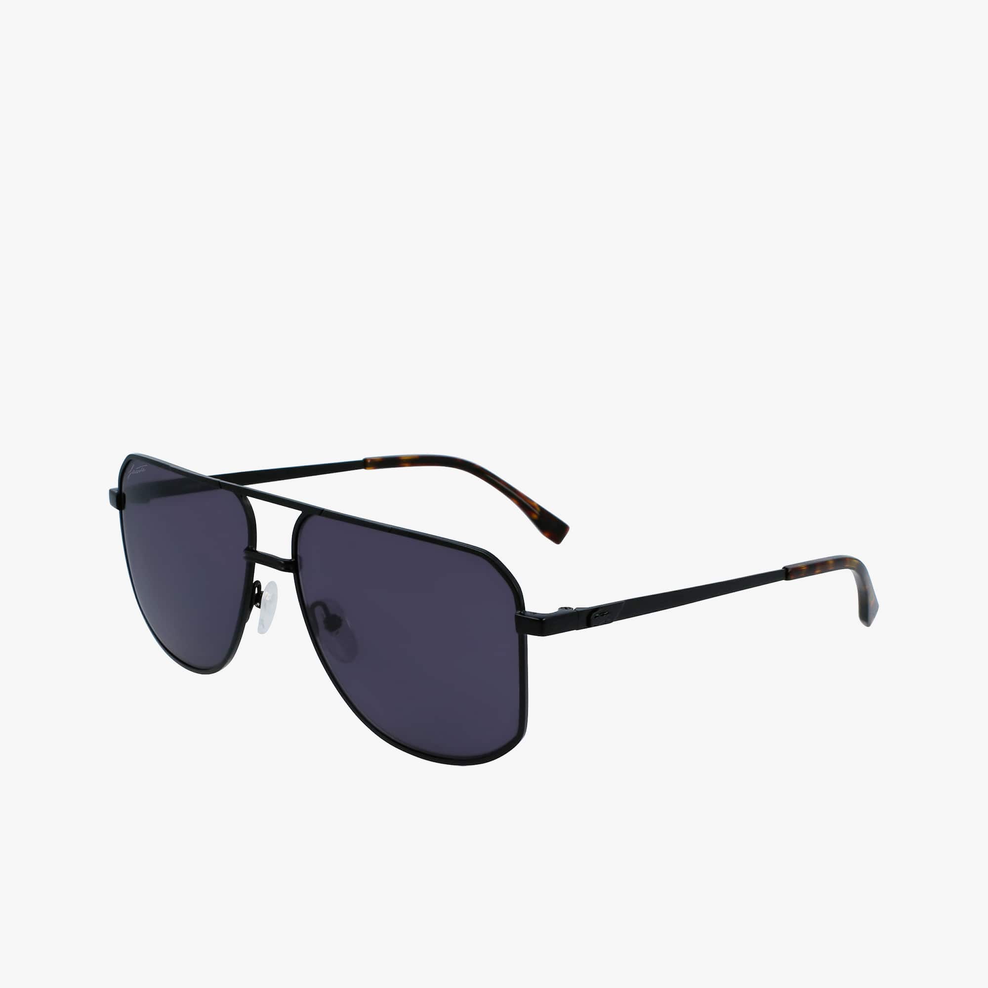 Lunettes de soleil unisexes Signature 101 en métal Lunettes de soleil - Noir - Lacoste - Unisex