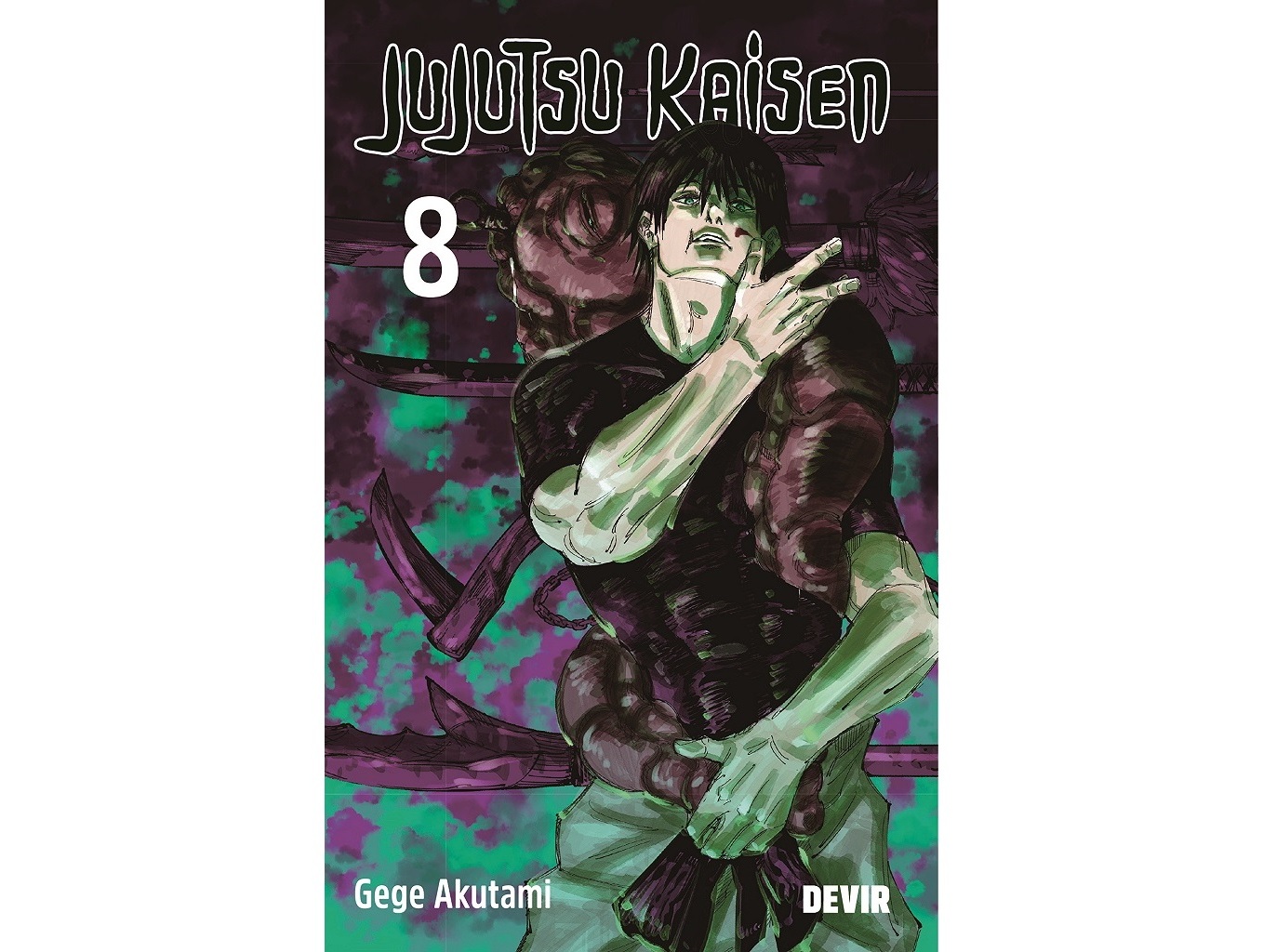 LIVRO JUJUTSU KAISEN Nº8
