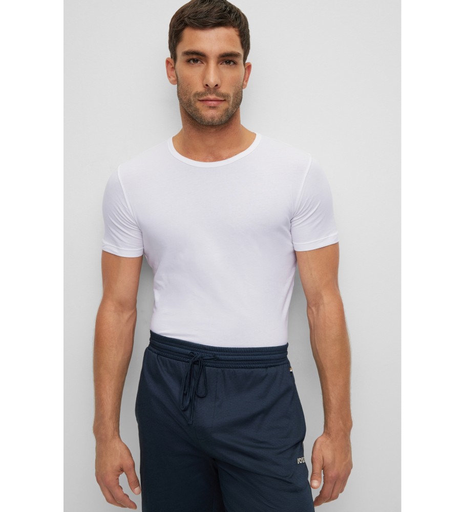 Camiseta BOSS RN 2P Modern 10243513 01 branca