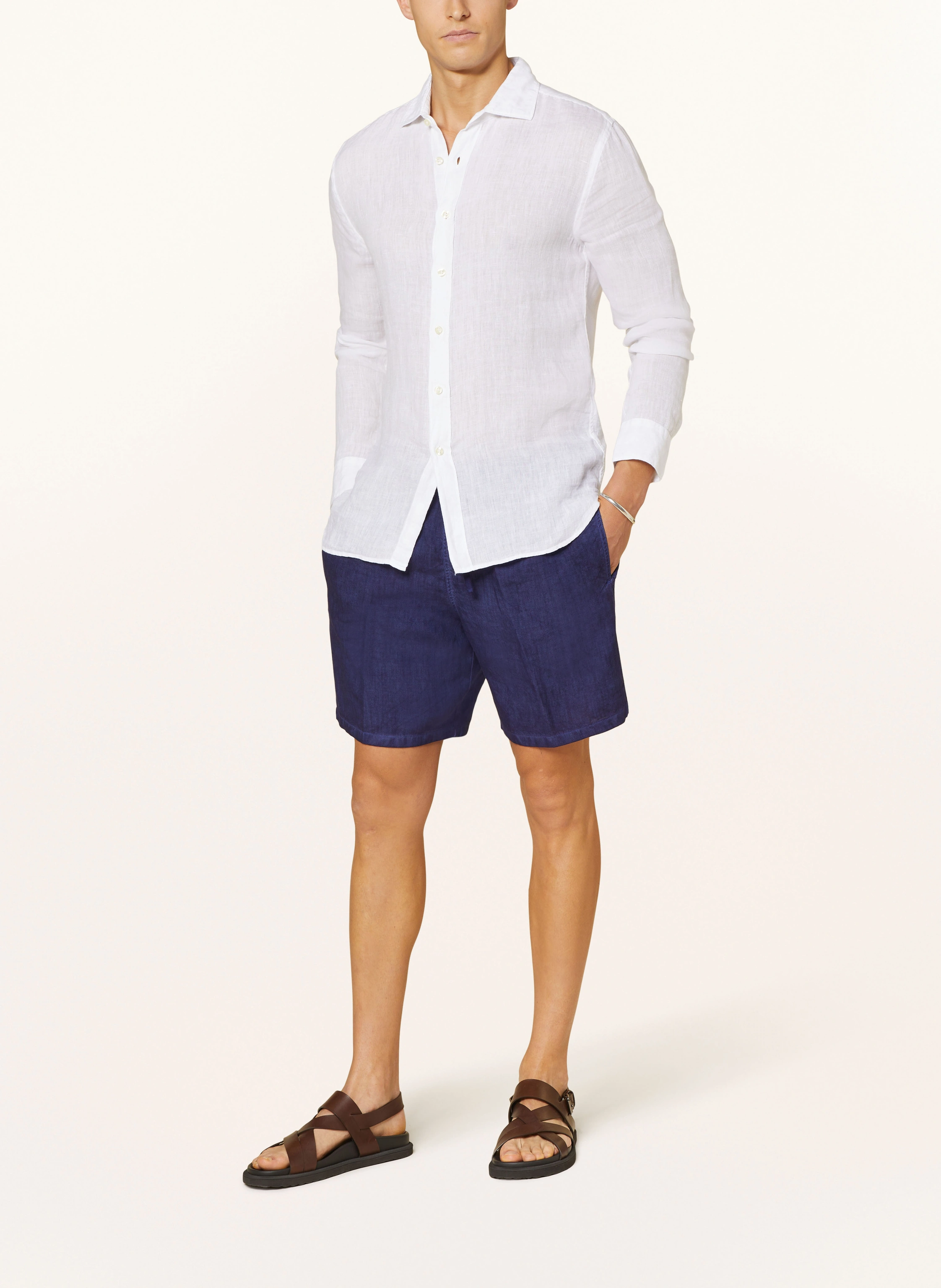 120%lino Leinenshorts
