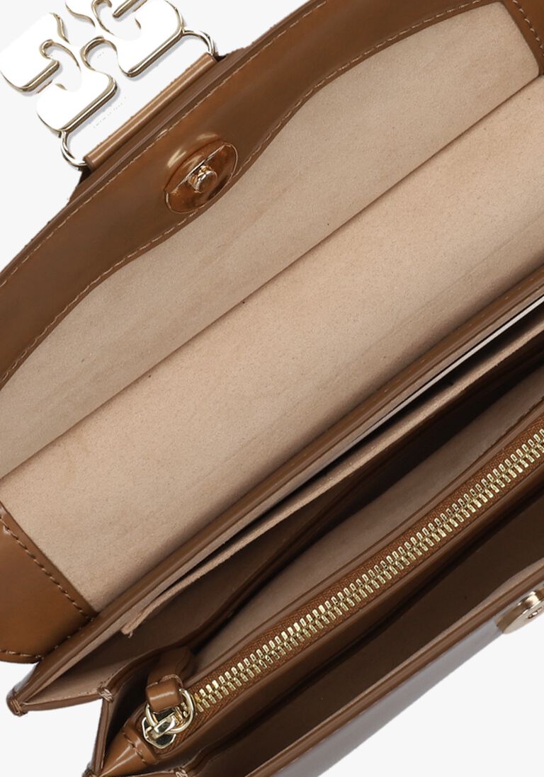 cognac ganni handtas apo-g bag mini top handle box